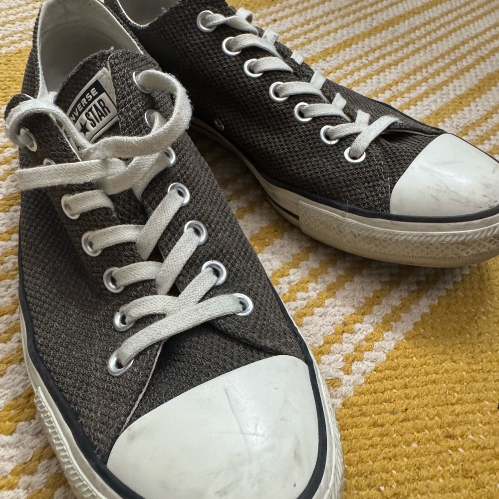 Converse Men's Dark Brown Canvas Sneakers
